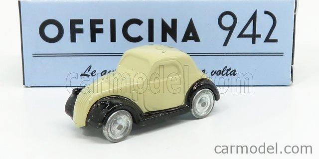 Officina-942 Fiat 500a Topolino 1936 1:76 Beige Black