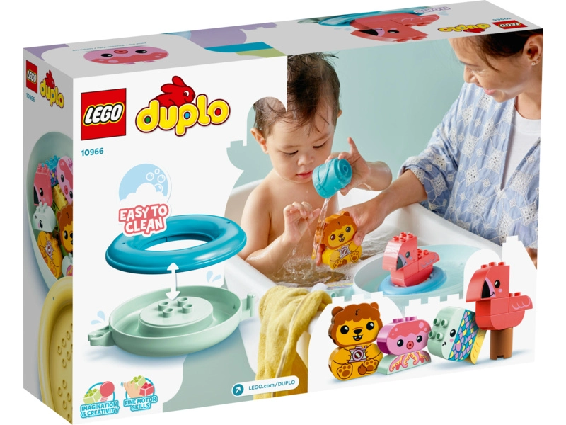 LEGO DUPLO - Zábava vo vani: Plávajúci ostrov so zvieratkami
