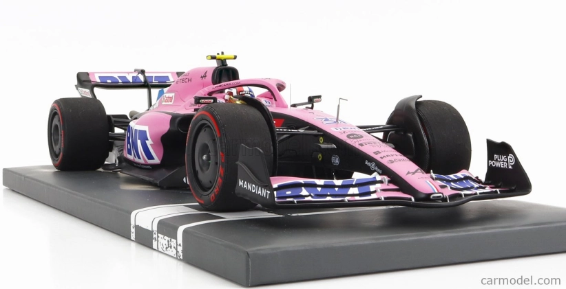 Minichamps Renault F1 A522 Team Alpine Bwt N 31 7th Bahrain Gp 2022 Esteban Ocon 1:18 Pink