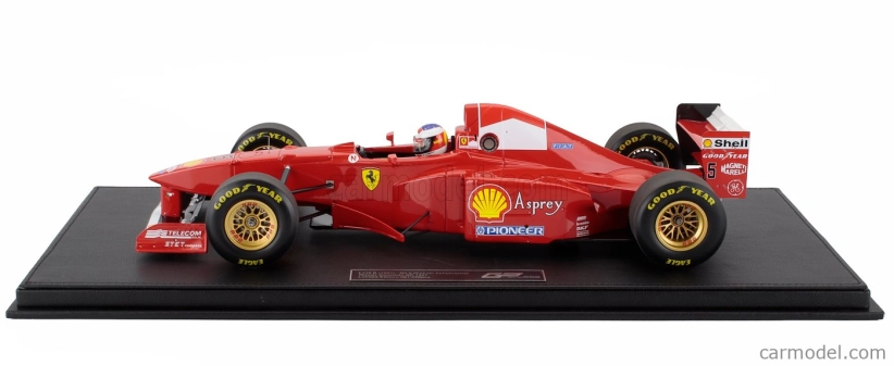 Gp-replicas Ferrari F1  F310b Scuderia Ferrari Marlboro Team N 5 Winner Canada Gp (with Pilot Figure) 1997 Michael Schumacher - Con Vetrina - With Showcase 1:12 Červená Bílá