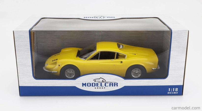 Mcg Ferrari Dino 246 Gt 1969 1:18 Žlutá