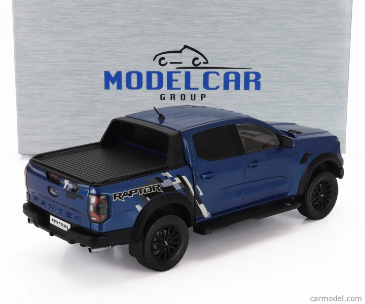 Mcg Ford usa Ranger Raptor Pick-up Double Cabine 2023 1:18 Blue