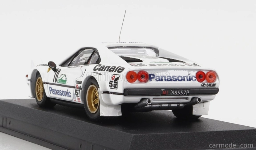 Najlepší model Ferrari 308 Gtb Gr.4 N 10 12th Rally Colline Di Romagna 1982 Tognana - De Antoni 1:43 Bielo-zelená