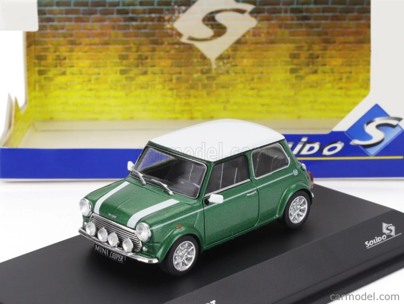 Solido Mini Cooper S 1994 1:43 Zelená Bílá