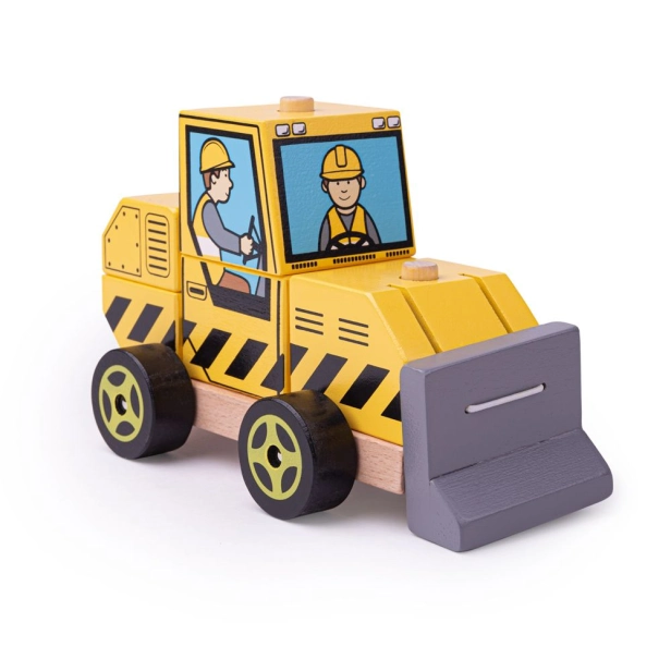 Bigjigs Baby Nasazování buldozer