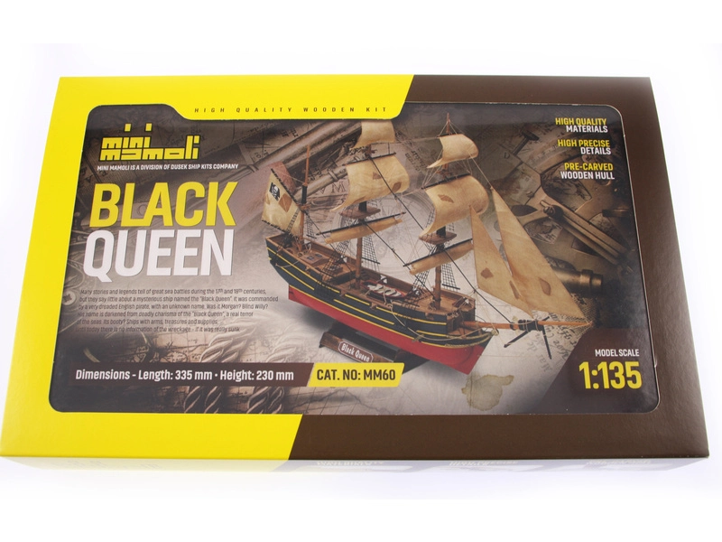 MINI MAMOLI Black Queen 1:135 kit