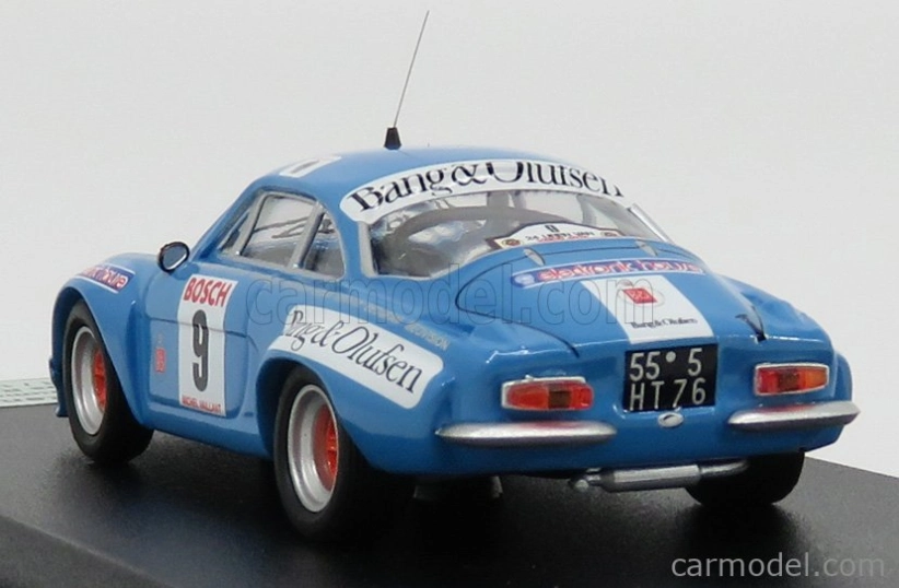 Trofeu Renault Alpine A110 N 9 Rally Ypres 1975 M.nusbaumer - Jimmy 1:43 Modrá
