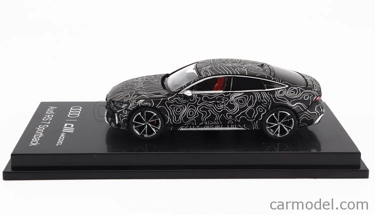 Cm-models Audi A7 Rs7 Sportback 2021 1:64 čierna strieborná