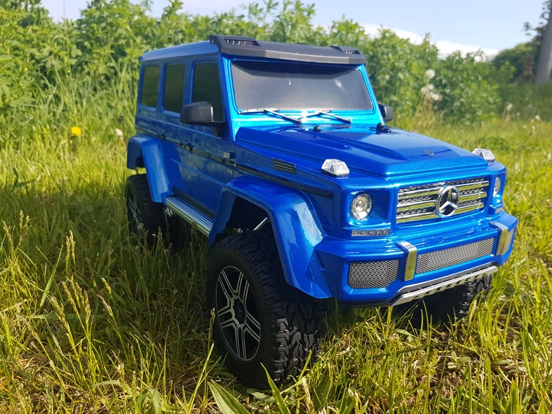 RC auto Traxxas TRX-4 Mercedes G500 1:10 s LED osvětlením TQi, černá