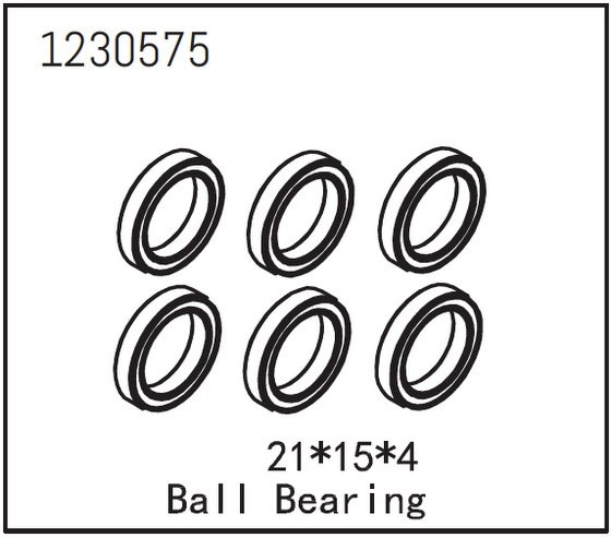 Ball Bearing 21*15*4 (6)