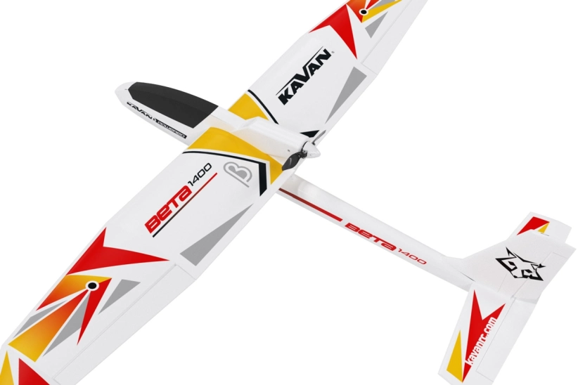 RC letadlo KAVAN Beta 1400 RTF , červená