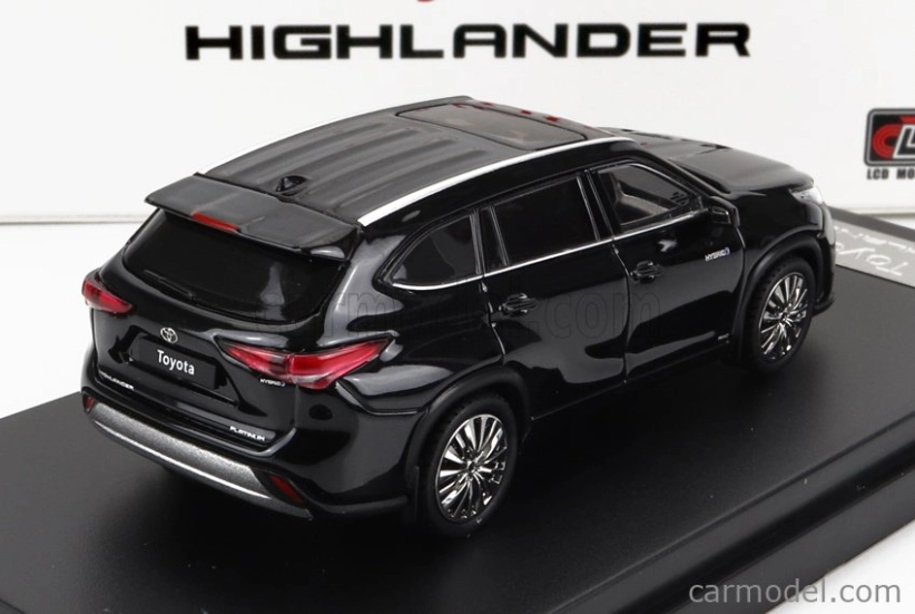 Lcd-model Toyota Highlander 2022 1:64 Black