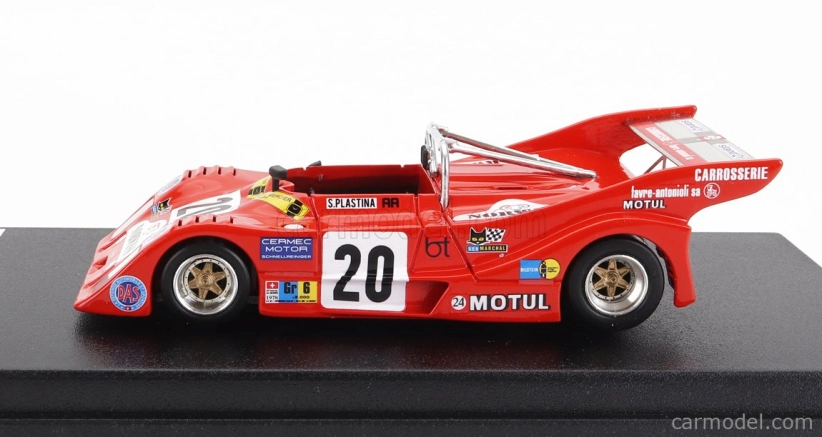 Trofeu Cheetah G601 Cosworth S4 Team Cheetah Racing N 20 24h Le Mans 1978 S.plastina - M.luini - J.d.grandjean 1:43 Red