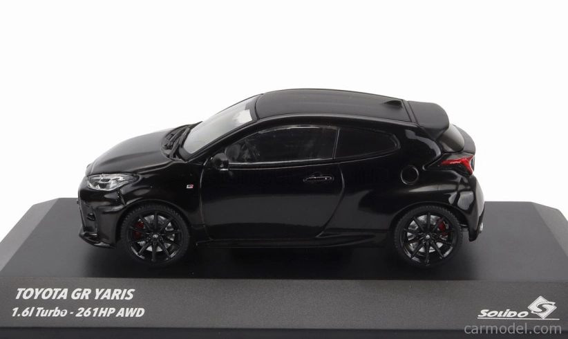 Solido Toyota Yaris Gr 1.6l 261hp Turbo Awd 2020 1:43 Black