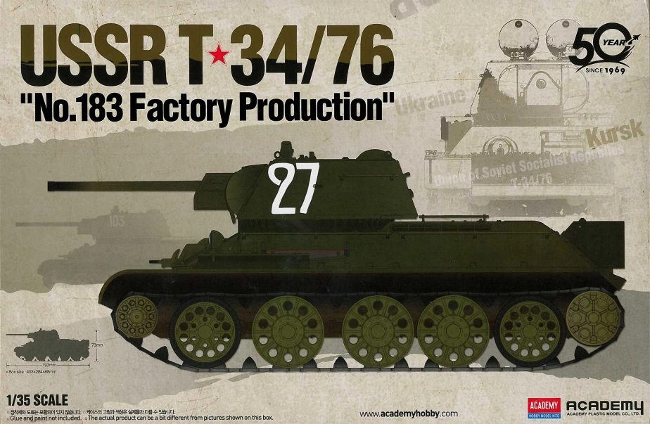 Academy T-34/76 USSR No.183 (1:35)