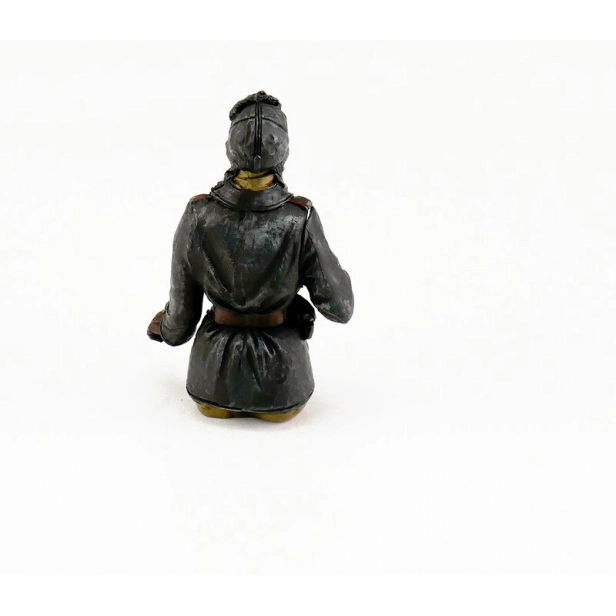 1/16 půl figurka sovětského velitele tanku T-34 z 2 sv. války, ručně malovaný