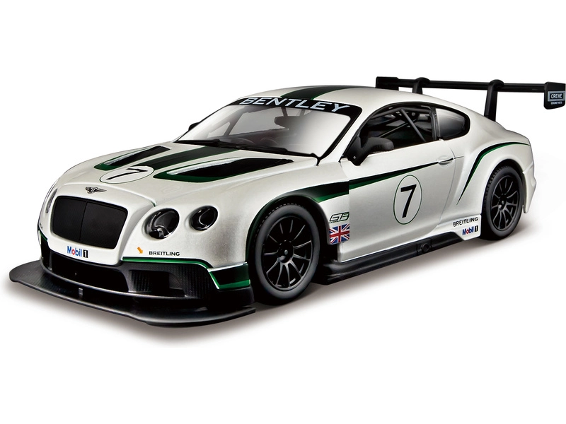Bburago Bentley Continental GT3 1:24 bílá