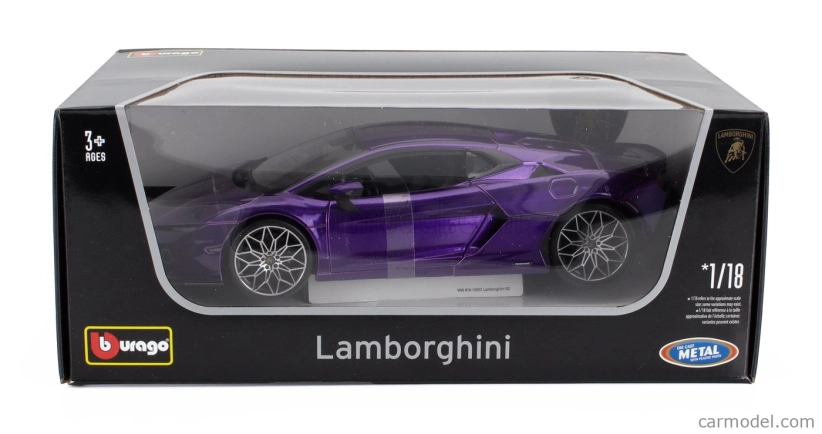 Bburago Lamborghini Temerario 2024 1:18 Purple