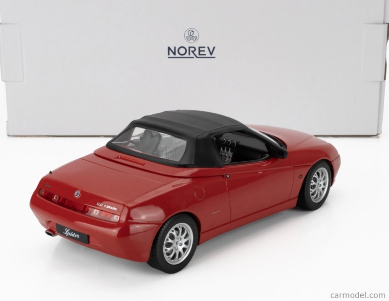 Norev Alfa romeo Spider 2.0 Twin Spark Cariolet Soft-top 1999 1:18 Červená