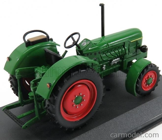 Edicola Deutz D8005a Tractor 1966 - Con Vetrina - With Showcase 1:43 Zelená Červená