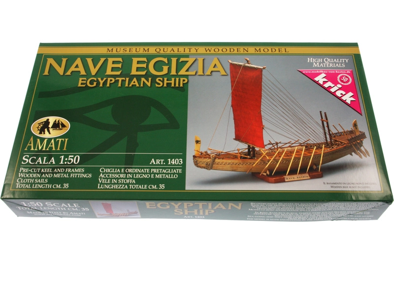 AMATI Navae Egizia egyptská loď 1:50 kit