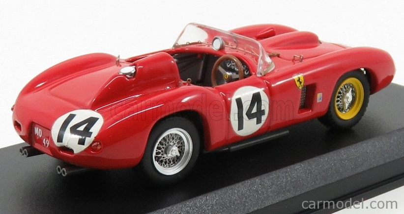 Art-model Ferrari 290mm Ch.0628 Spider N 14 12h Sebring 1957 Von Trips - Hill 1:43 Red