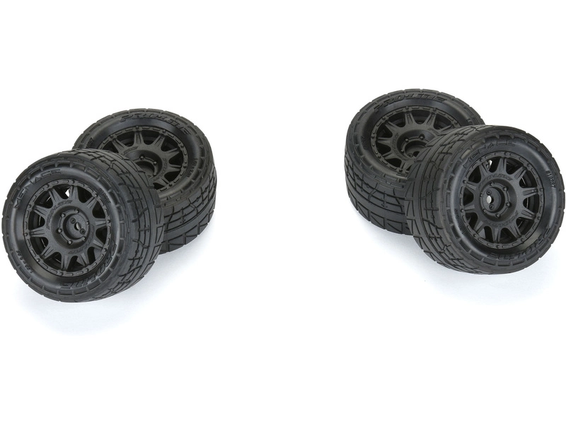 Bicykel Pro-Line s pneumatikami 1:18 Menace Street H12mm, disk čierny (4): Granite GROM