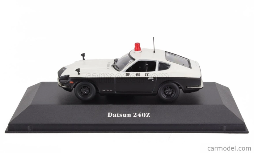 Edicola Nissan 240z Fairlady Police 1970 1:43 Bílá Černá