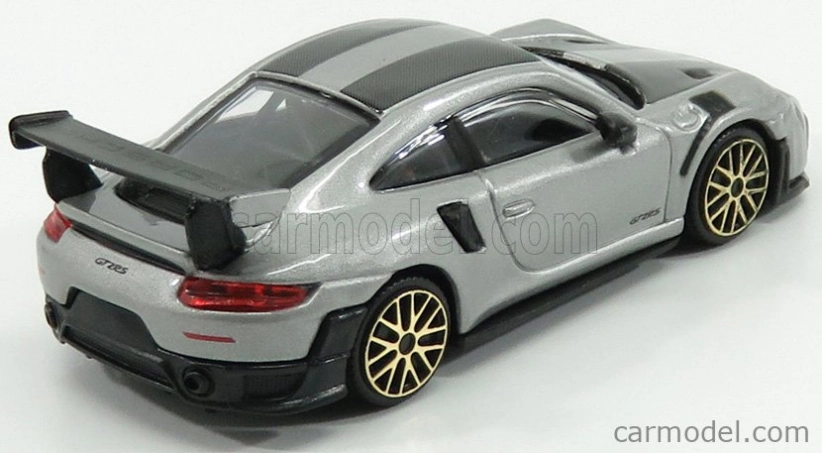 Bburago Porsche 911 991-2 Gt2 Rs Coupe 2018 1:43 strieborno-čierna