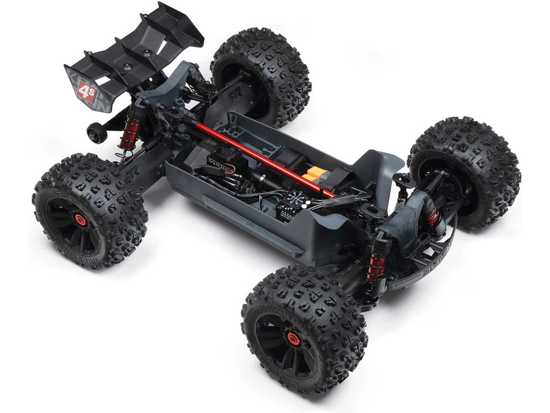 RC auto Arrma Kraton 4S V2 BLX 1:10 4WD RTR, červené