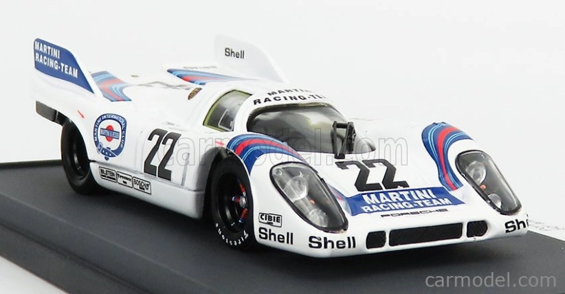 Brumm prom Porsche 917k Team Martini Racing N 22 1:43, bílá