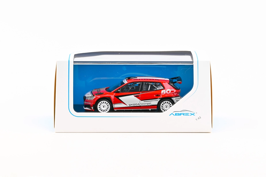 Abrex Škoda Fabia IV RS Rally2 (2022) 1:43 - Škoda Motorsport Design 2024 200RS