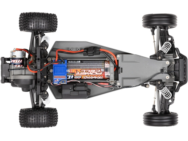 RC auto Traxxas Bandit 1:10 RTR s LED osvětlením, oranžová