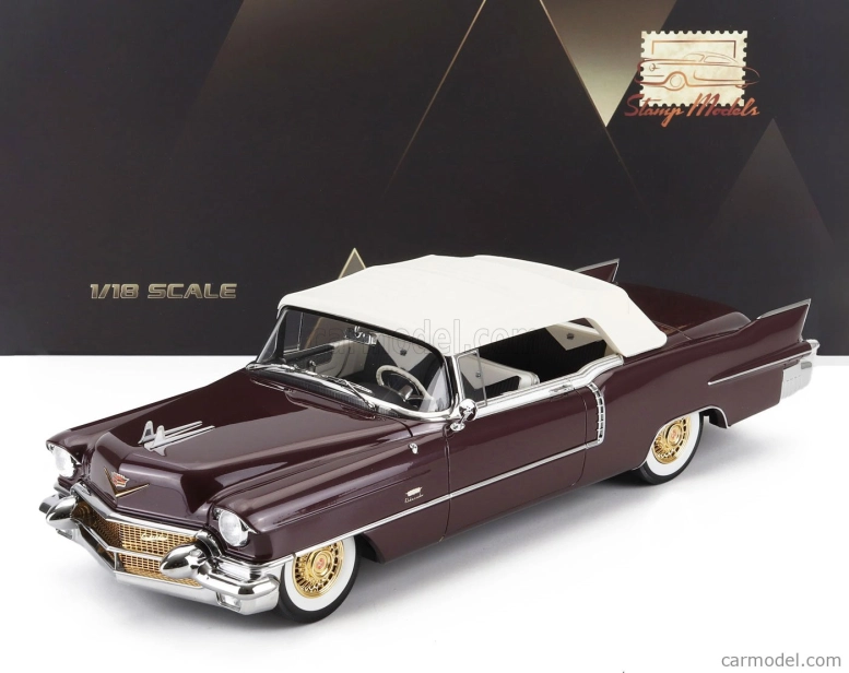 Stamp-models Cadillac Eldorado Biarritz Cabriolet Closed 1956 1:18 Chantilly