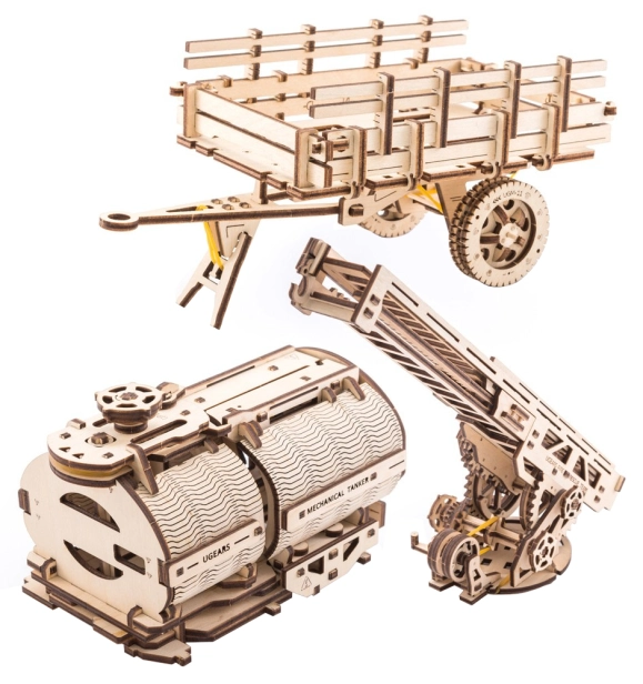 Ugears 3D drevené mechanické puzzle Sada príslušenstva UGM-11