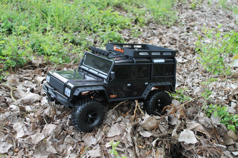 RC auto DF-4J XXL Crawler 2020, černý