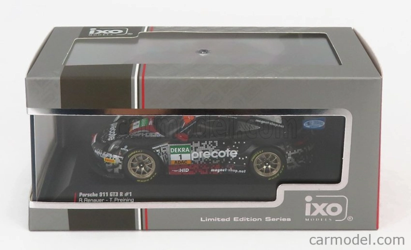 Ixo-models Porsche 911 991-2 Gt3-r Team Precote Herberth Motorsport N 1 1:43, černá