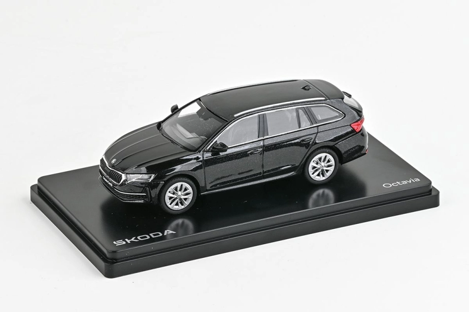 Abrex Škoda Octavia IV FL Combi (2024) 1:43 - Černá Magic Metalíza