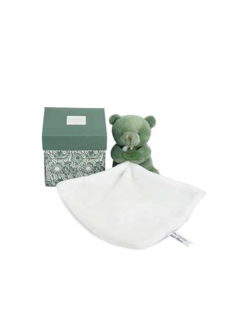 Doudou Můj malý medvídek 10 cm zelený