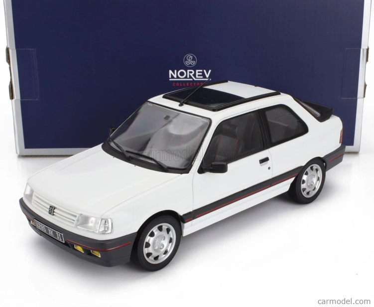 Norev Peugeot 309 Gti 1987 1:18 Bílá