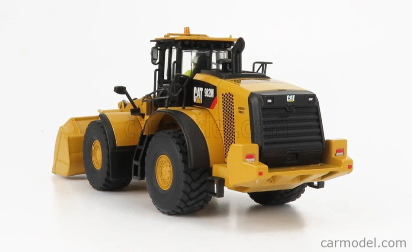 Dm-models Caterpillar Cat982m Ruspa Gommata - Scraper Tractor Wheel Loader 1:50 Žlutá Černá