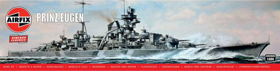 Classic Kit VINTAGE loď A05203V - Prinz Eugen (1:600)
