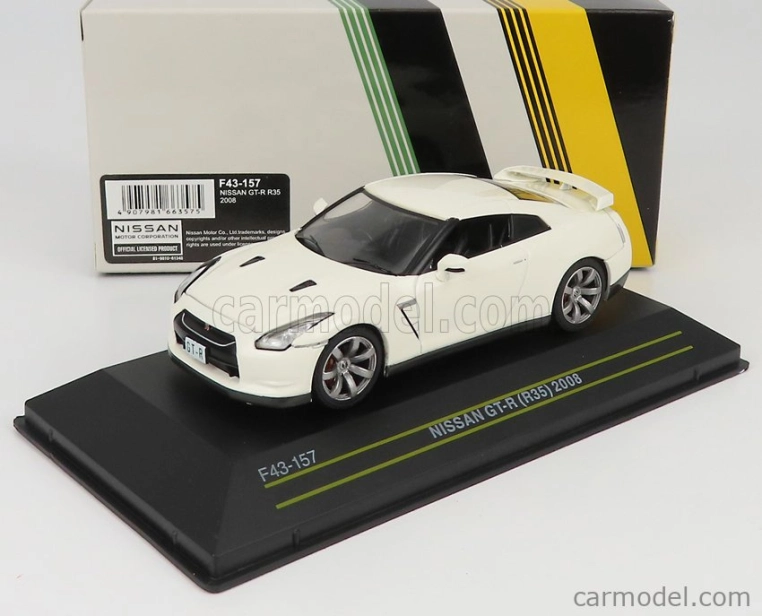 First43-models Nissan Gt-r (r35) Coupe 2008 1:43 Biela