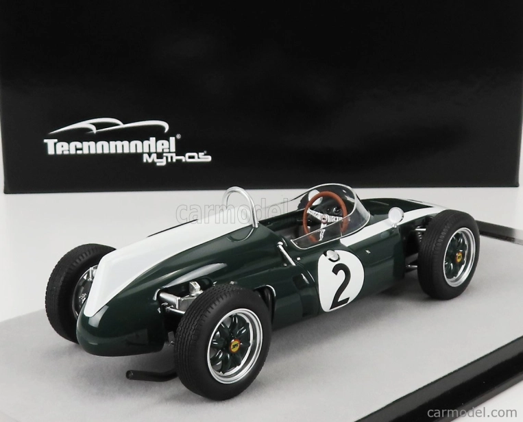 Tecnomodel Cooper F1  T53 N 2 British Gp 1960 B.mclaren 1:18 Zelená
