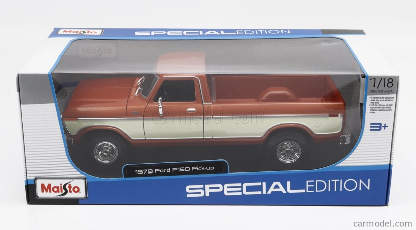 Maisto Ford usa F-150 Pick-up 1979 1:18 Hnědá Bílá