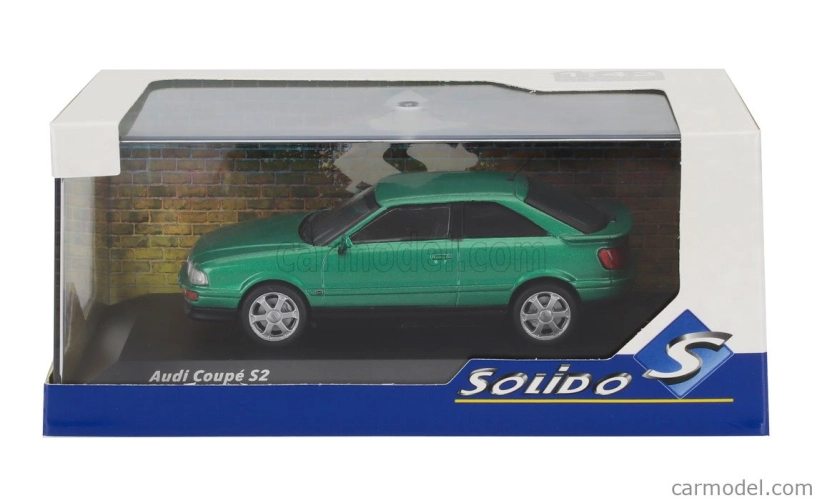 Solido Audi 80 (s2) Turbo Coupe 1994 1:43 Zelená