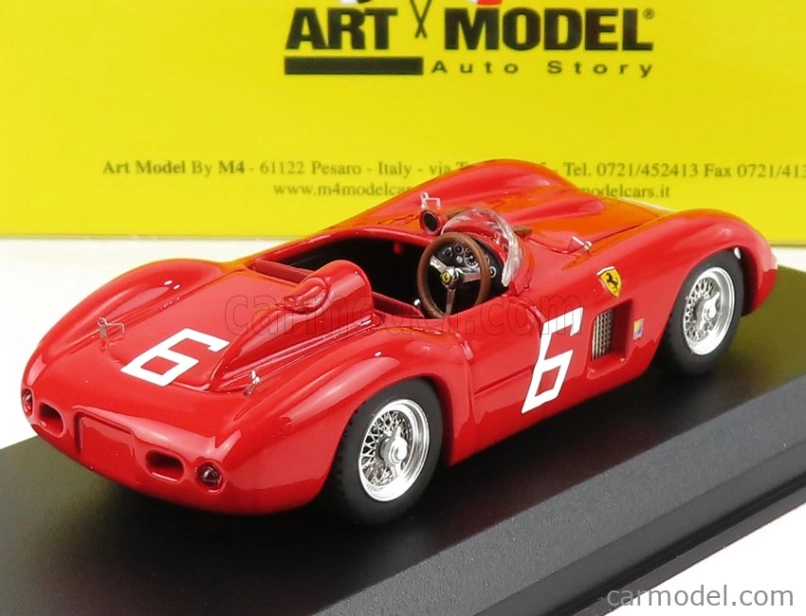 Art-model Ferrari 500tr Ch0612 N 6 Winner Preliminary Smartt Field 1956 E.lunken 1:43 Red