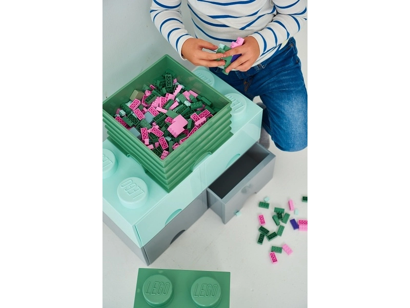 LEGO úložný box 250x500x180mm – tmavosivý