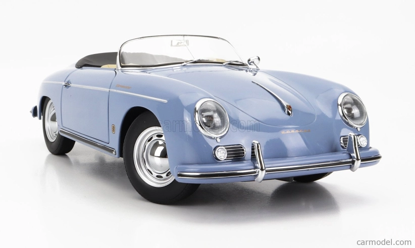 Porsche 356a Speedster 1955 v mierke 1:12, svetlo modrá