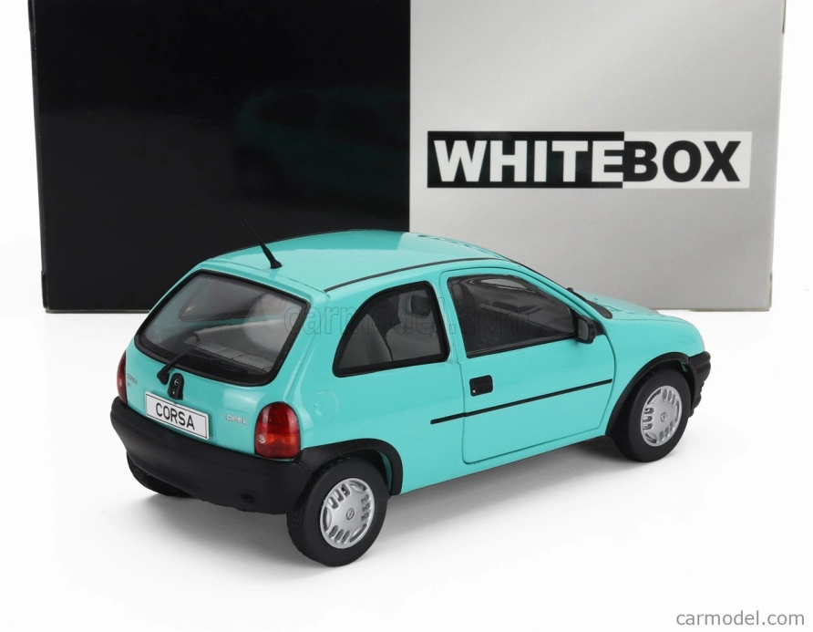 Whitebox Opel Corsa B 1993 1:24 tyrkysová